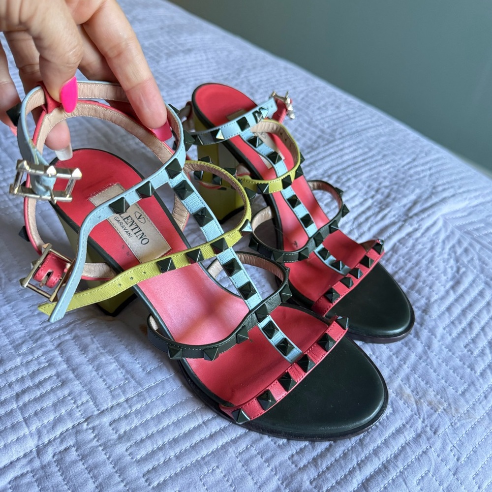 Valentino Vibrant Strappy Heels